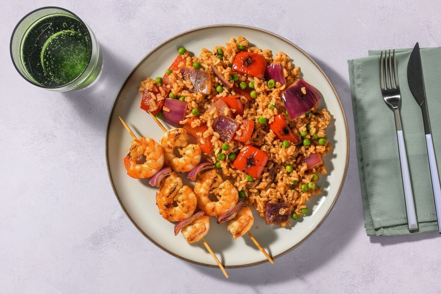 Szechuan Prawn Skewers