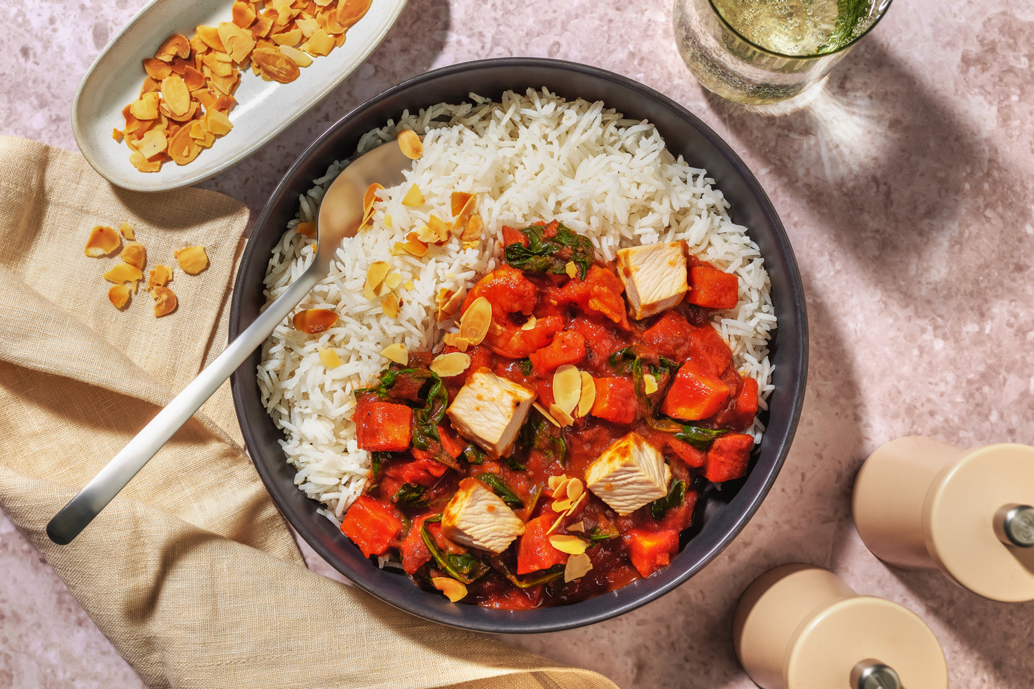 Chettinad Style Chicken and Sweet Potato Curry
