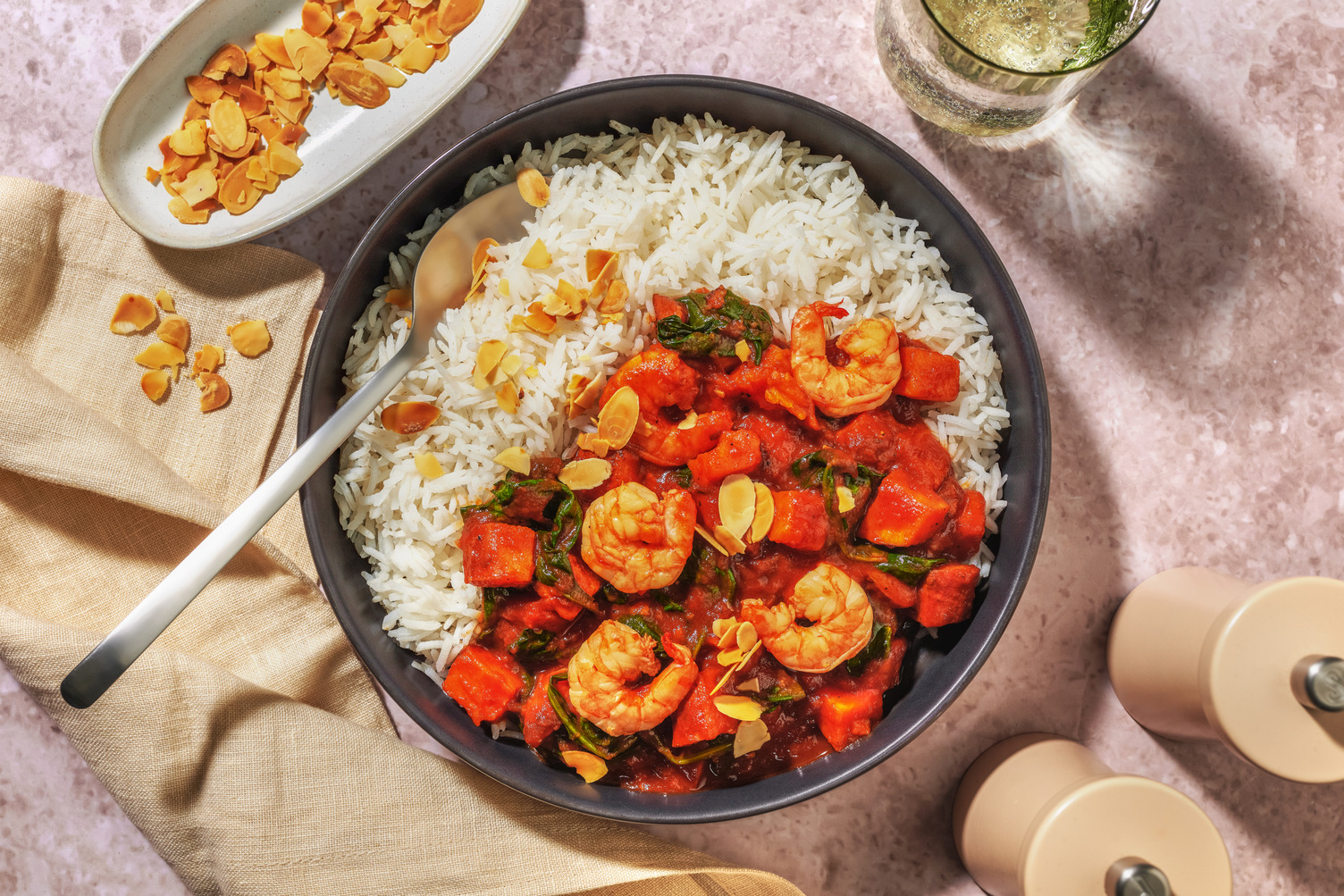 Chettinad Style King Prawn and Sweet Potato Curry