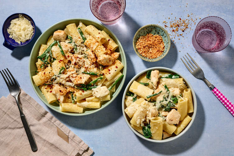 Creamy Lemon Double Chicken Pasta