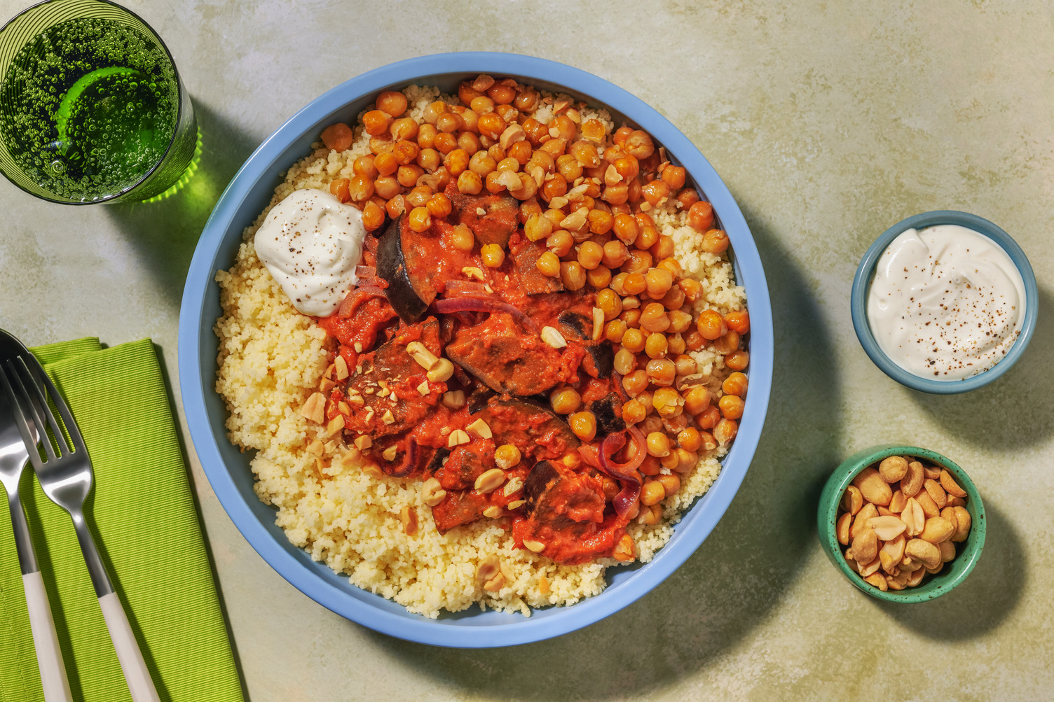 Bowl du Soudan : mijoté d'aubergine
