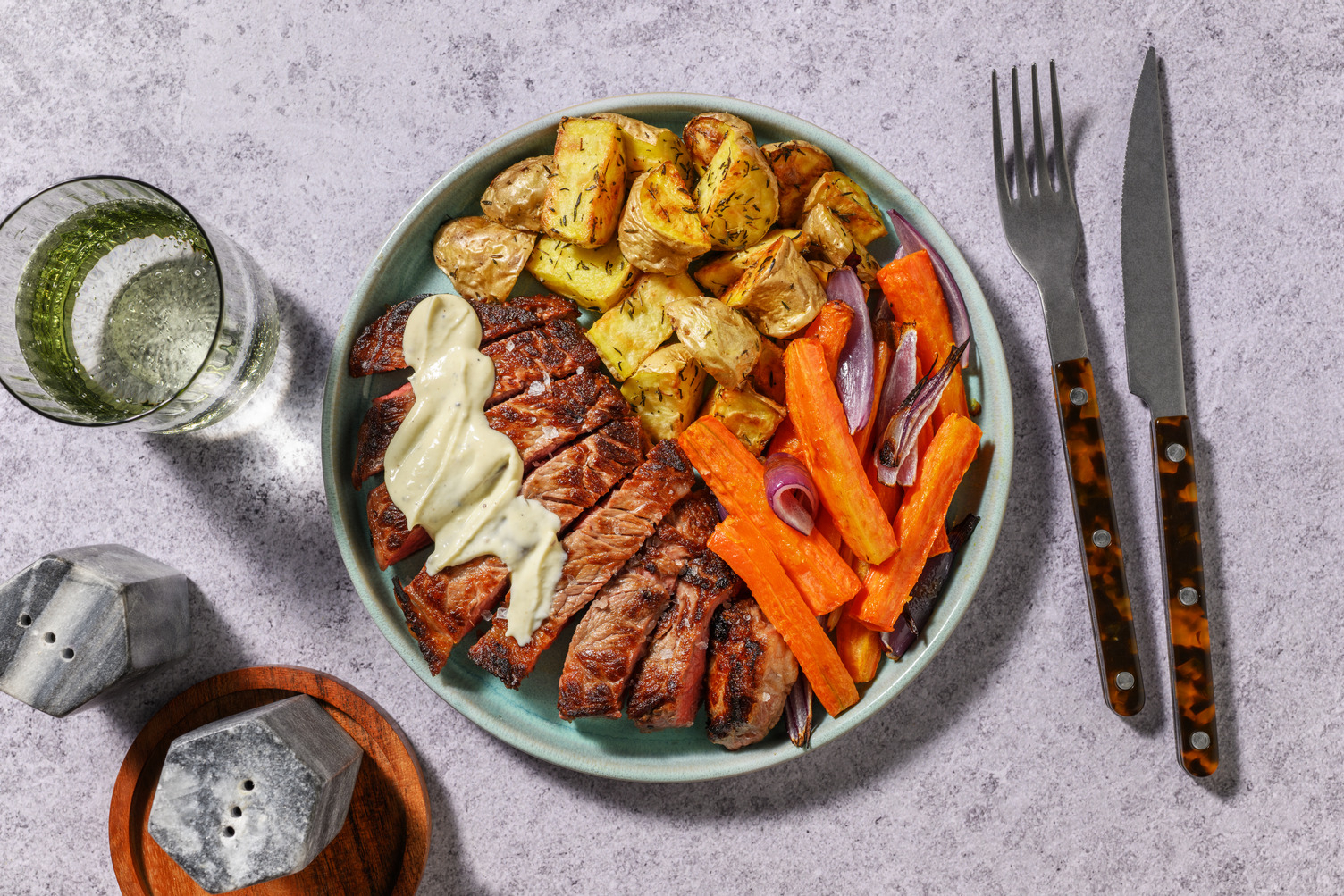 Double Beef Rump and Cashel Blue® Cheese Sauce