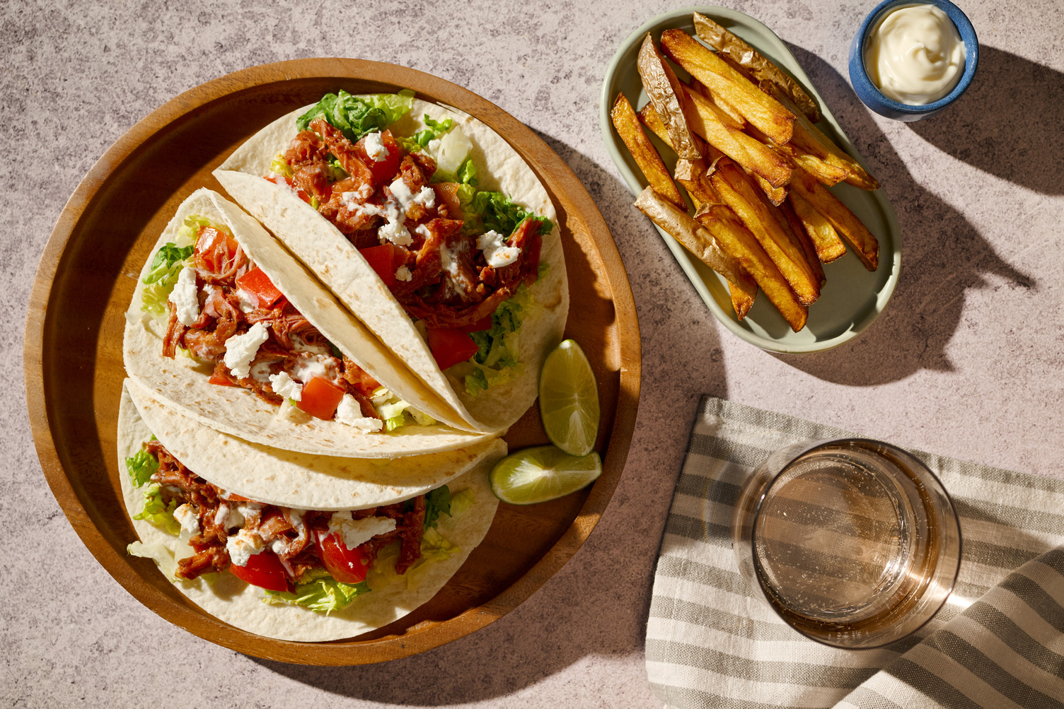 Chipotle Chicken Tacos and Lime-Tomato Salsa