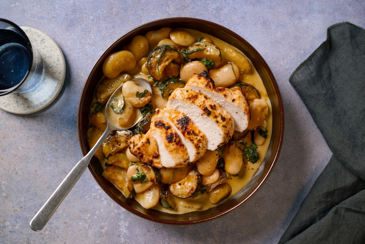 Chicken on Guinness® Braised Butter Bean Cassoulet