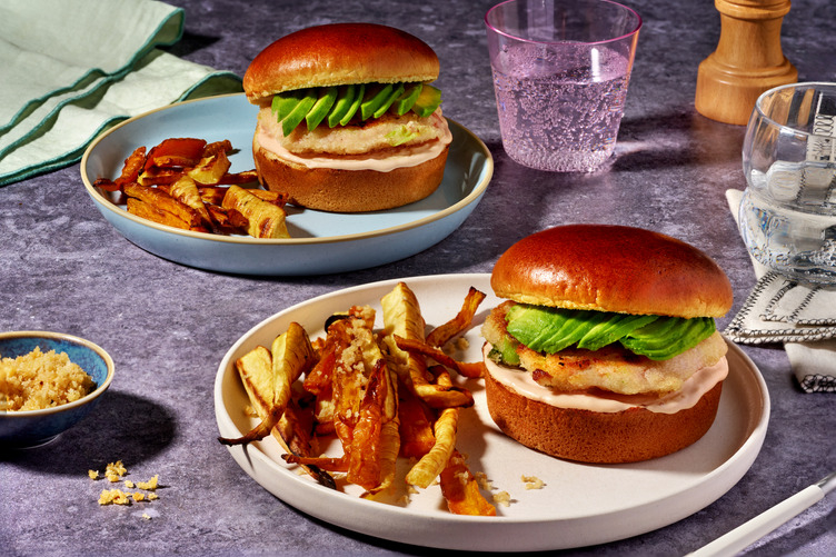 DIY Prawn and Scallion Burger