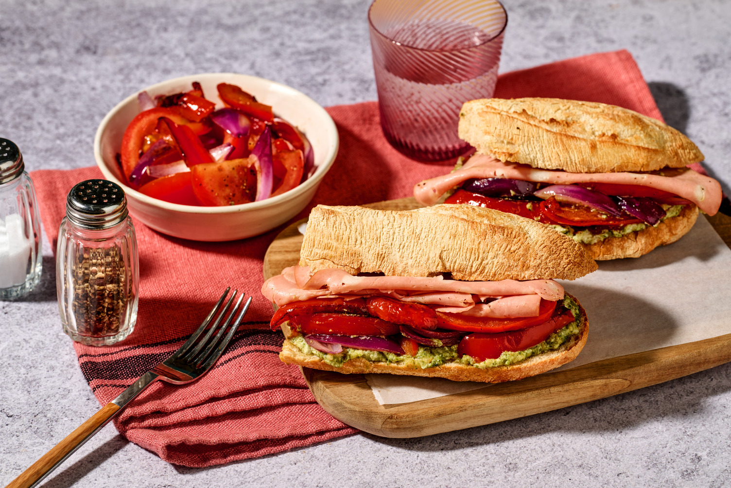 Pause italienne : sandwich mortadelle & ricotta