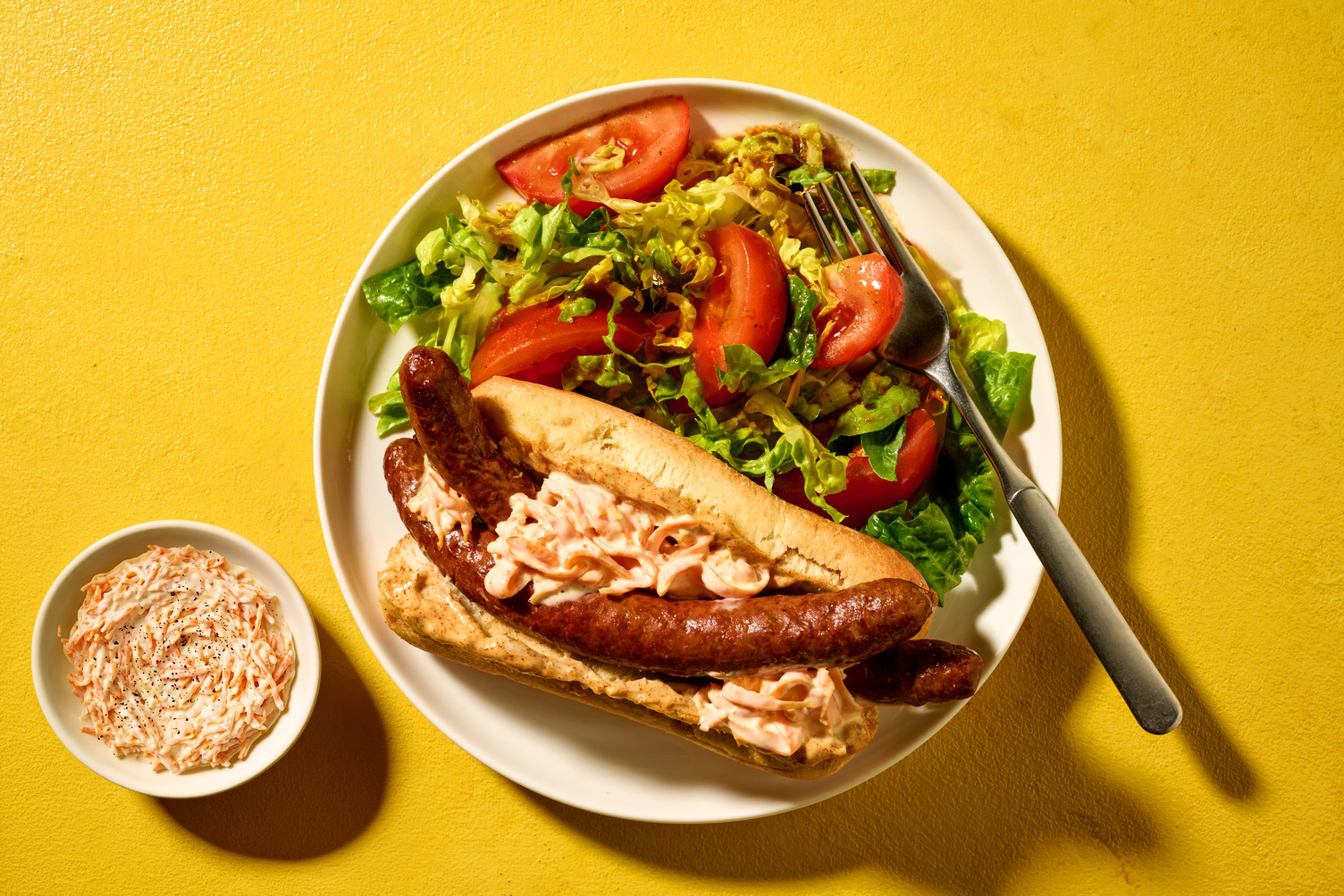 Hot dog express : merguez de bœuf & jerk-mayo