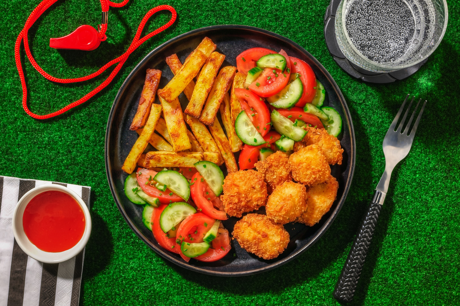 Le Doublé : nuggets poulet Label Rouge & frites