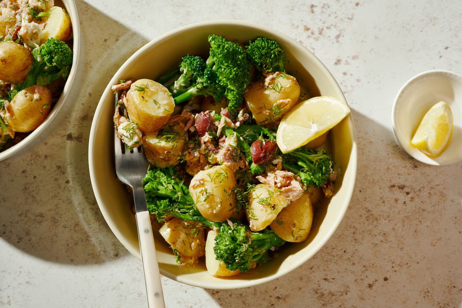 La Crétoise : thon, grenailles & broccolini