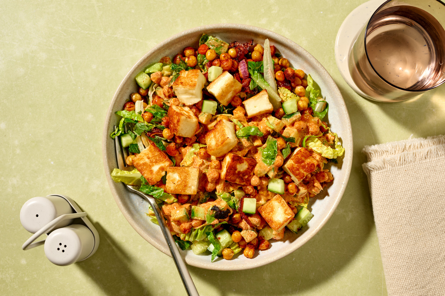 La Delhi : paneer & pois chiches rôtis