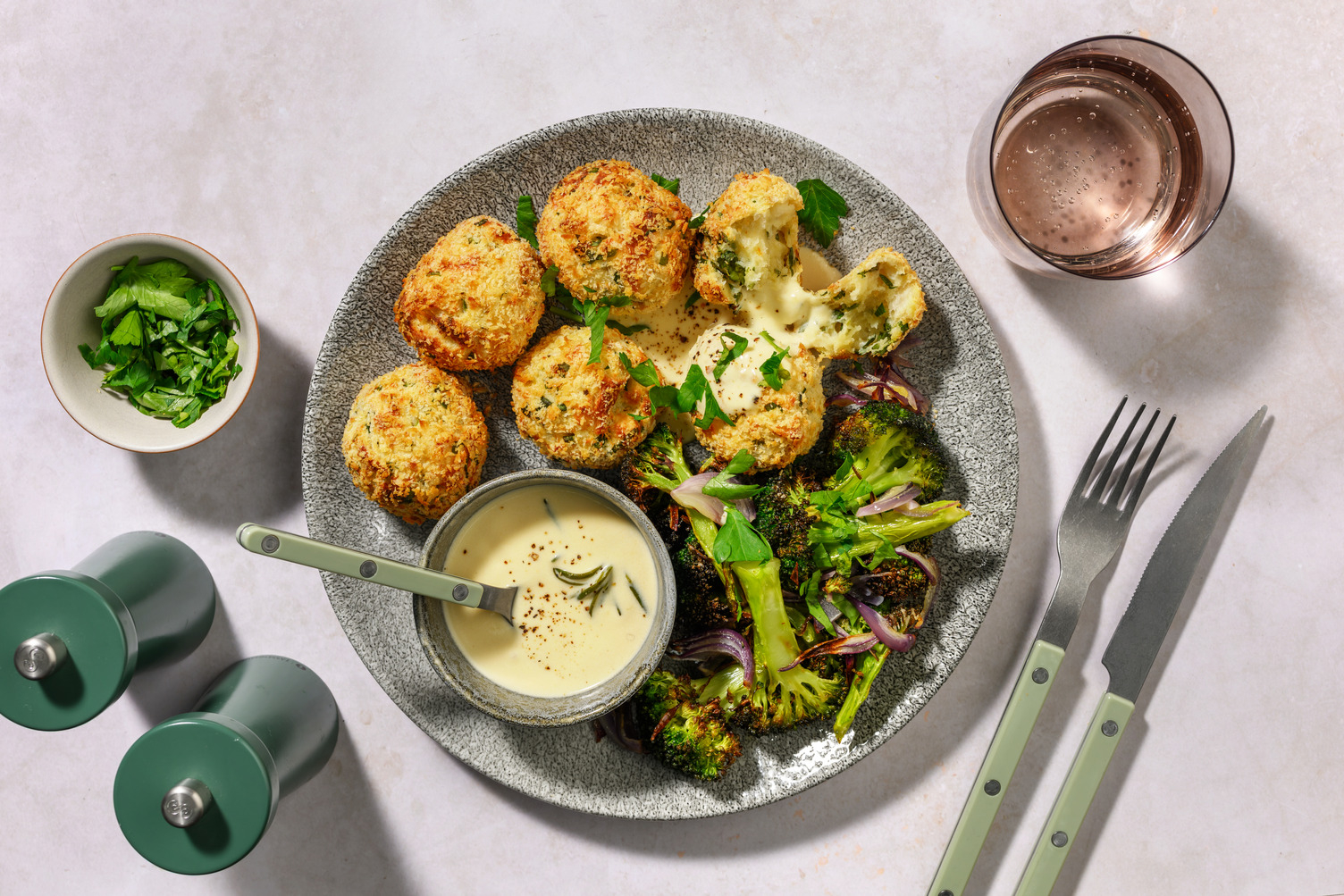 Crocchette di pane alla fonduta di Pecorino Romano Dop