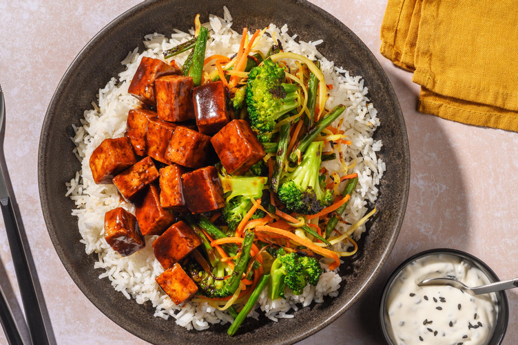 Vietnamesisches Stir-Fry mit doppelt Tofu