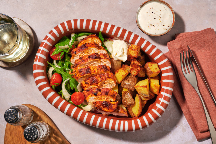 Paprika Salmon Traybake