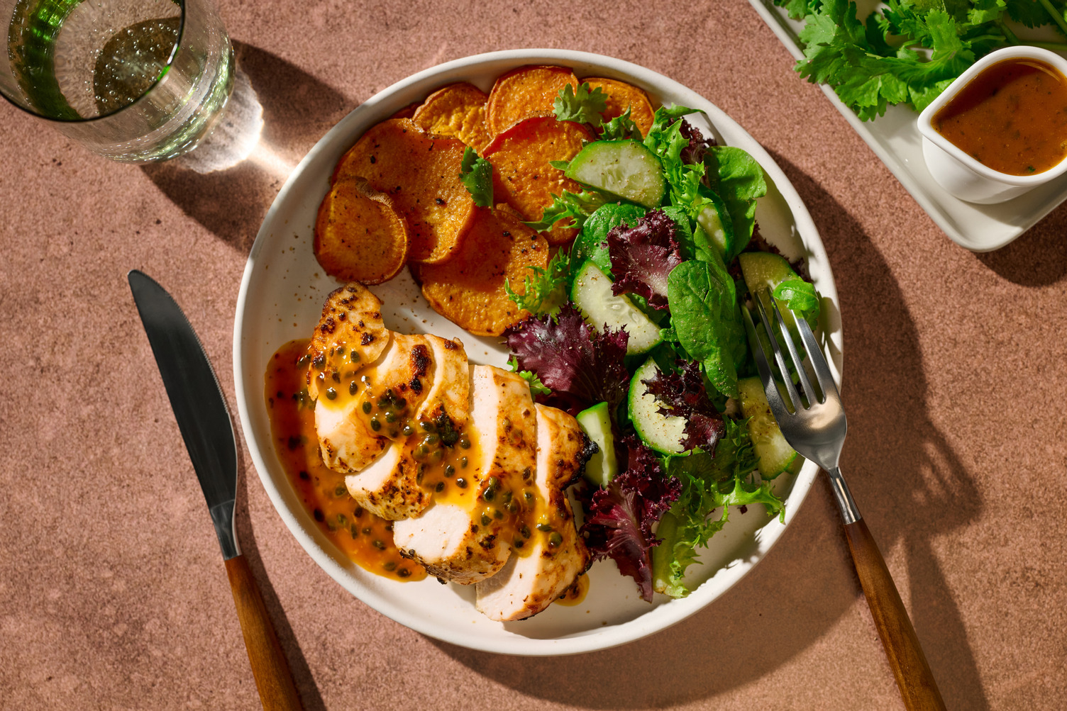 Spiced Chicken in Passion Fruit Glaze