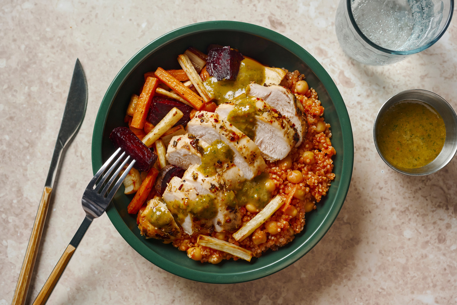Double Chicken Traybake With a Medley of Vegetables