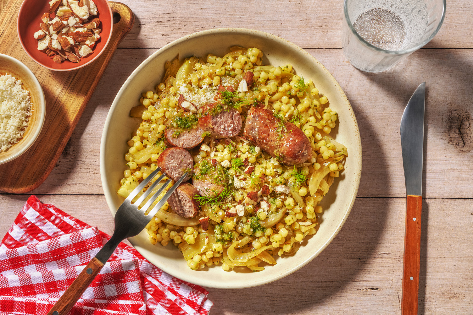 Saucisse de Toulouse & fenouil braisé du bistro