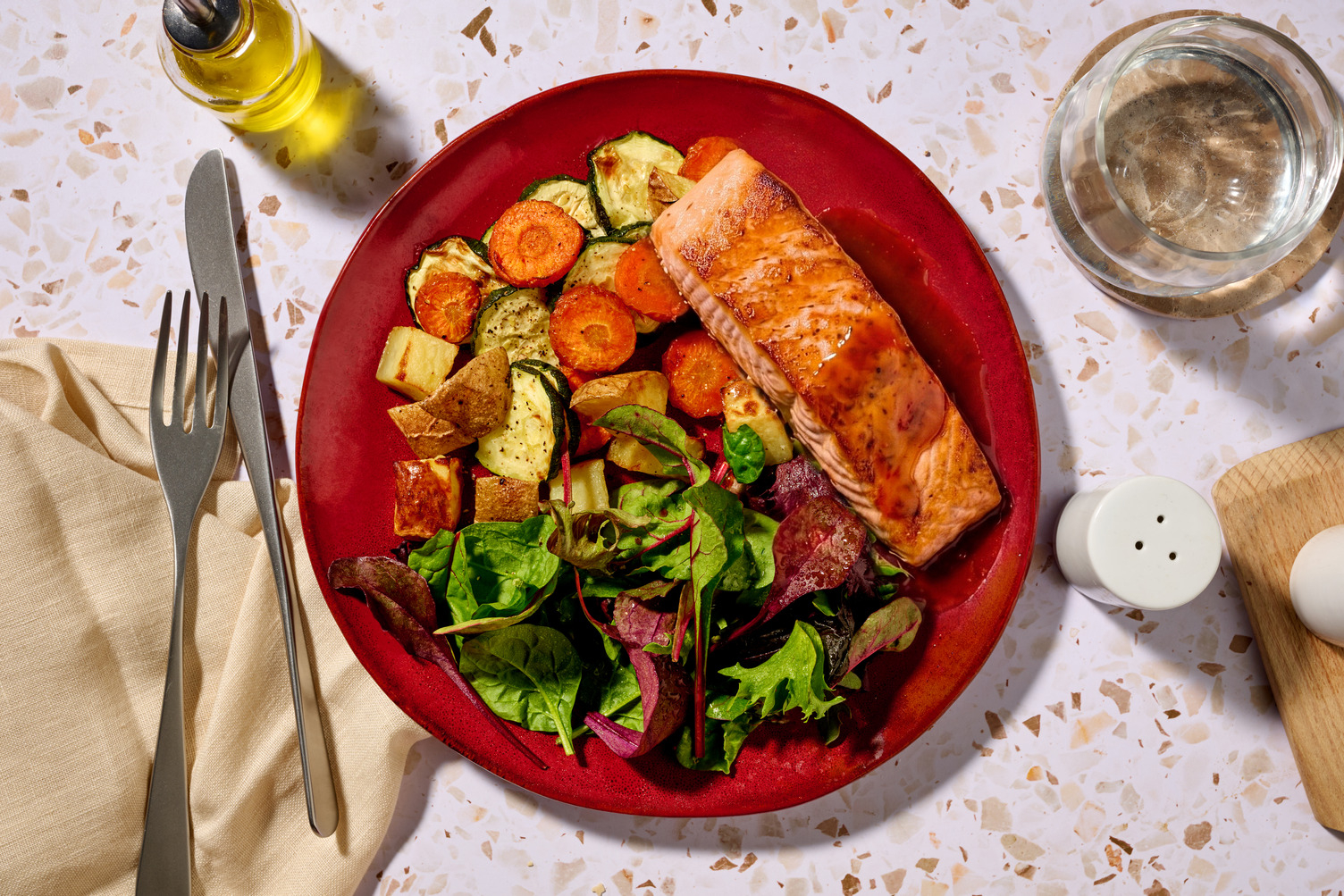 Garlic, Ginger and Soy Marinated Salmon