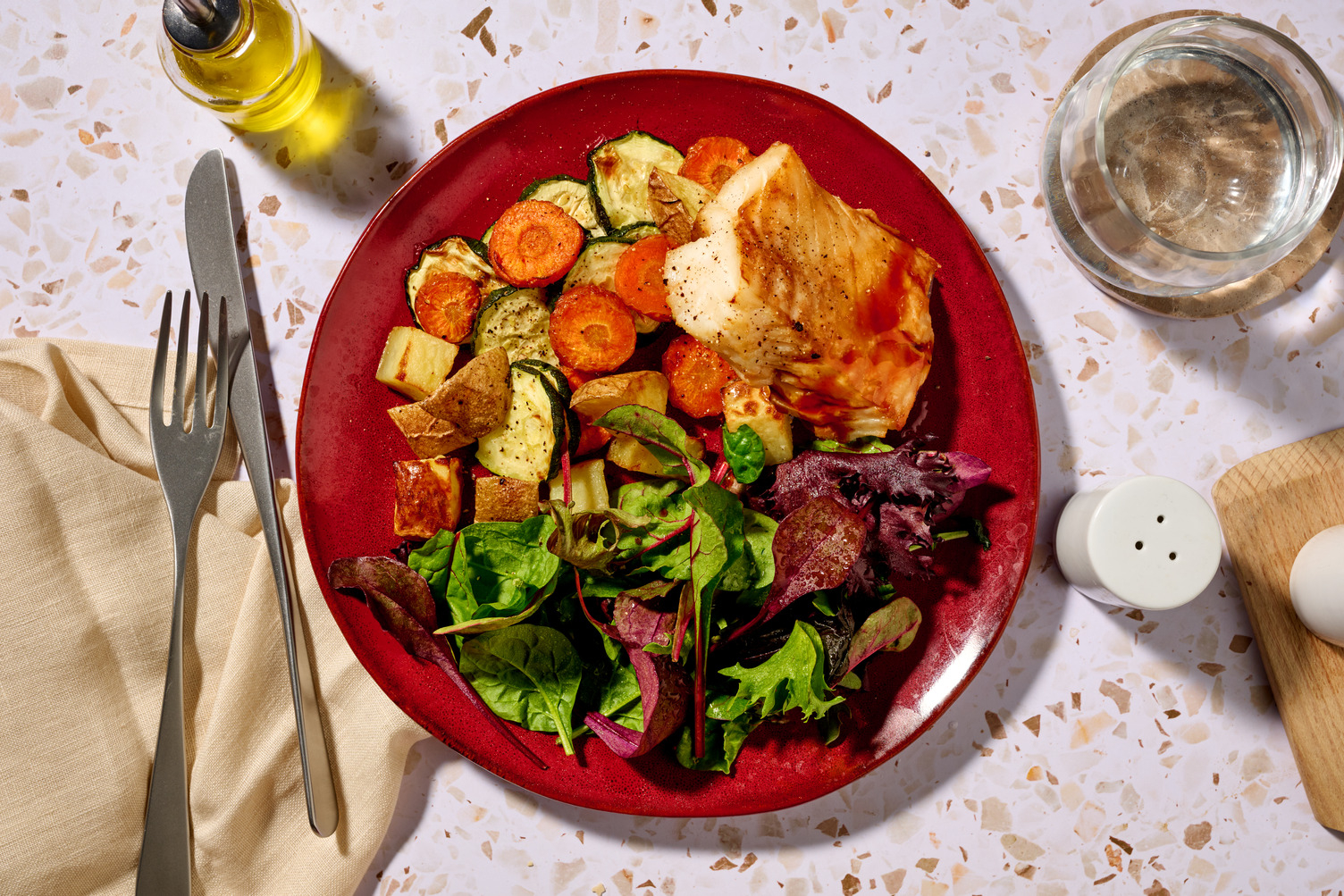 Garlic, Ginger and Soy Marinated Salmon