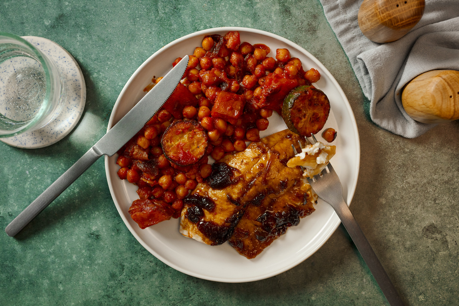 Chermoula Haddock, Prawn and Spiced Tomato Stew