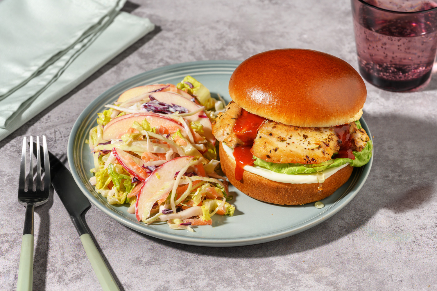 Spiced Hot Sauce Chicken Breast Sando