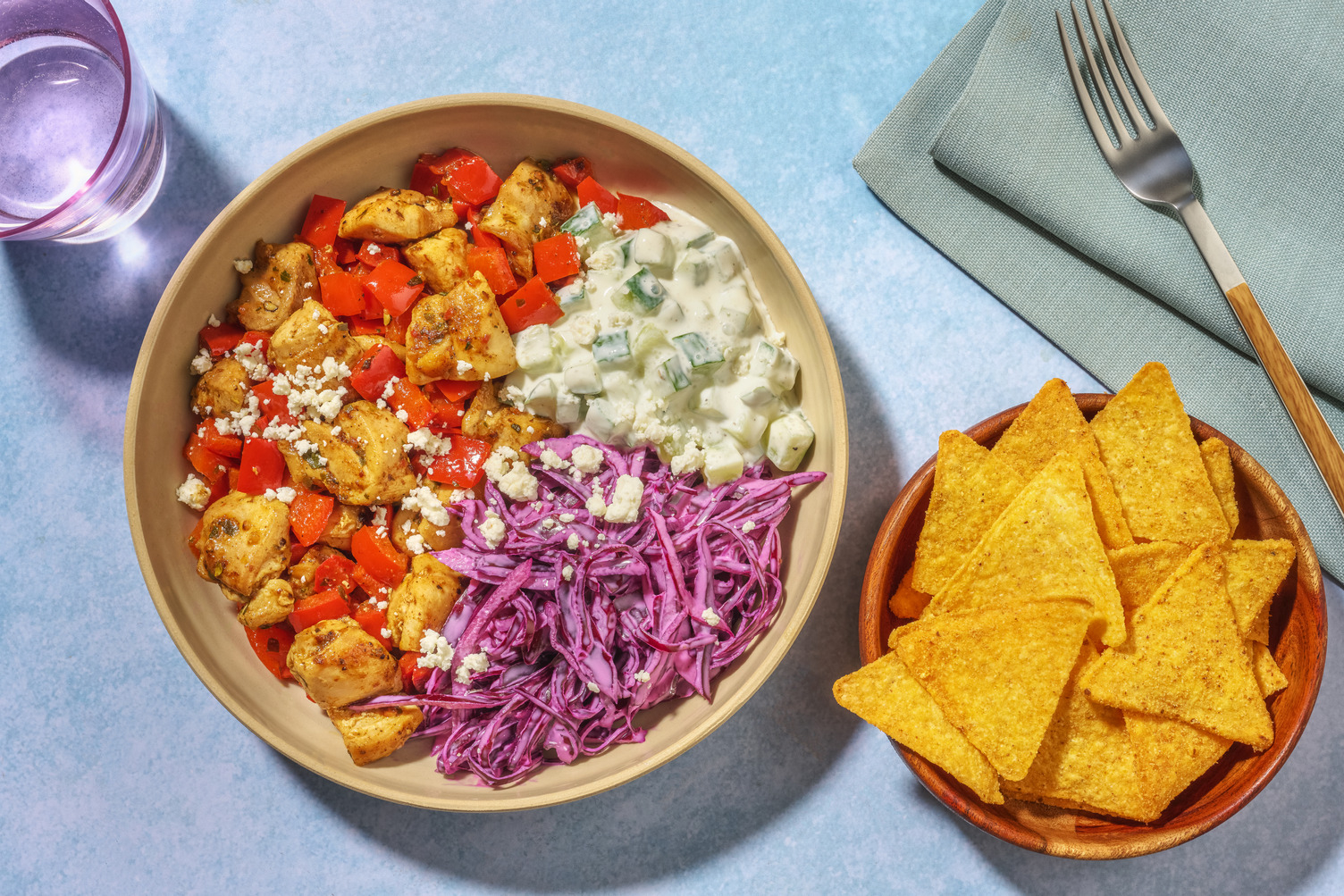 Easy Peasy Greek Style Chicken Breast Bowl
