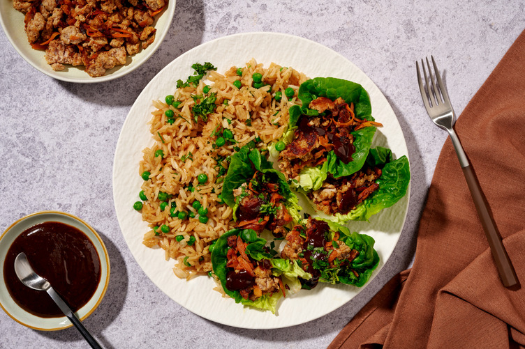 Lean Beef Yuk Sung and Fried Rice