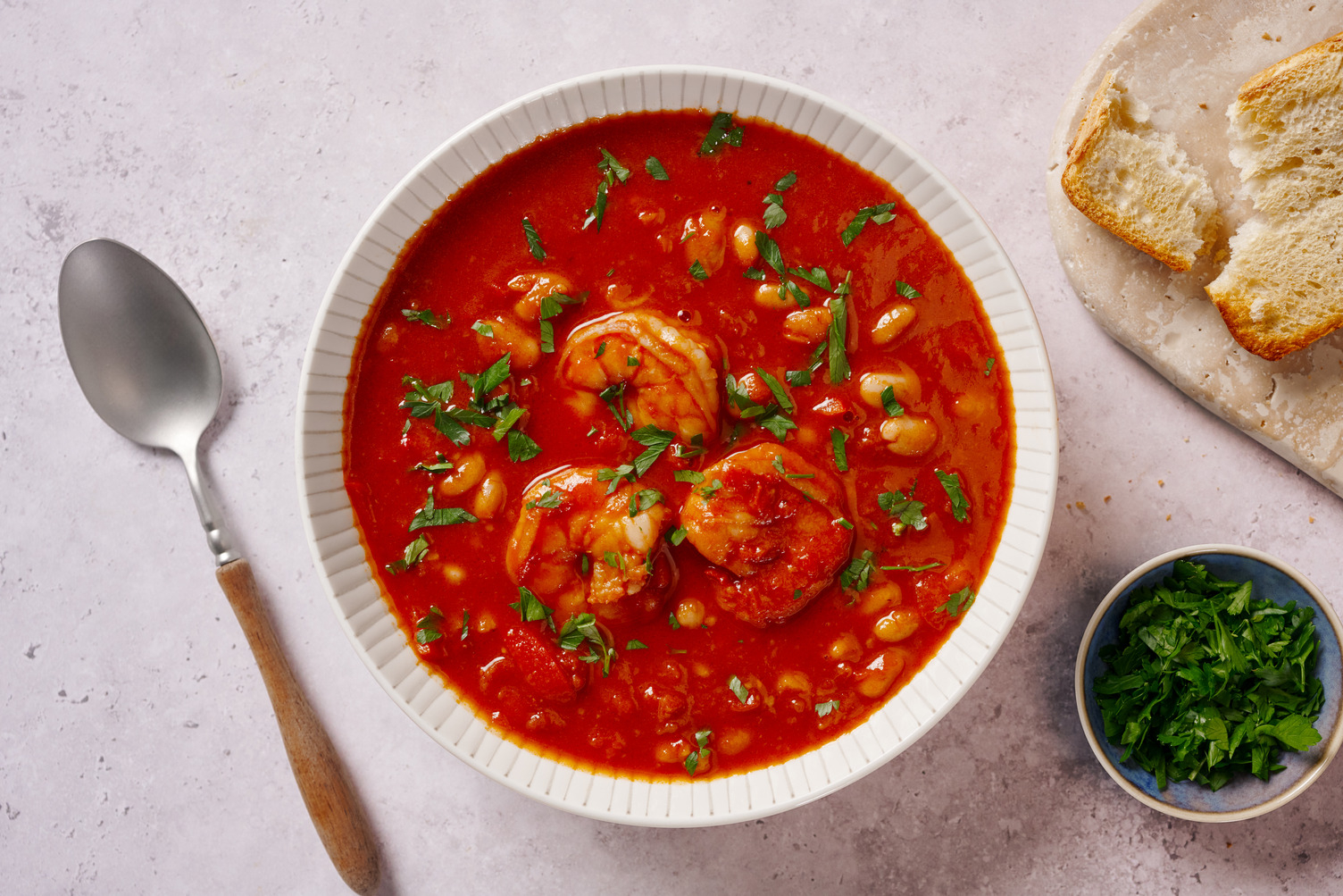 Sardinian Inspired Chicken Cassola Soup