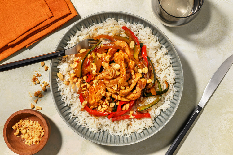 Pollo Kung Pao allo zenzero e salsa hoisin