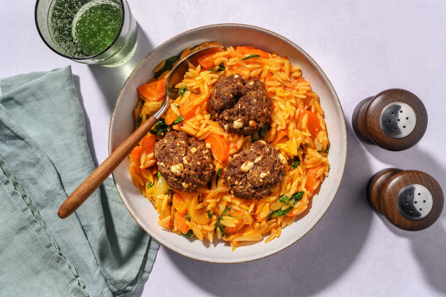 Bifteki mit Feta aus dem Airfryer