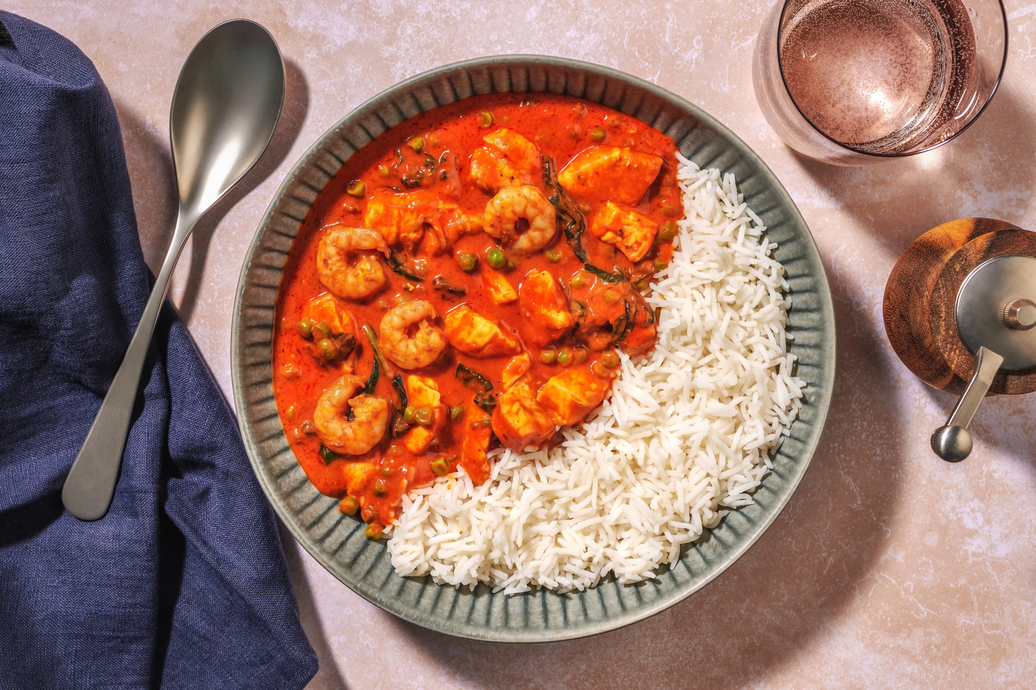 15 Minute Chicken and Prawn Tikka Masala