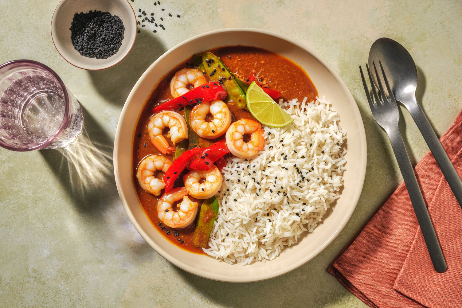 Super Quick Honey-Miso Prawns