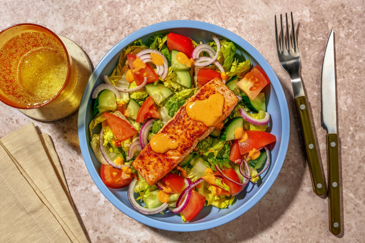 Nduja Hollandaise Salmon Salad