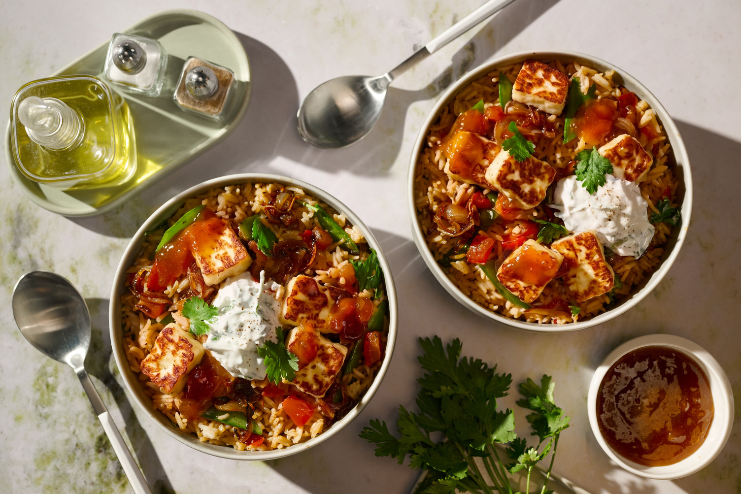 Malabar Style Halloumi Biryani
