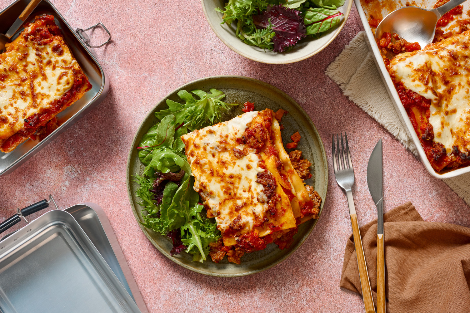 Lasagne alla bolognese au bœuf & porc haché