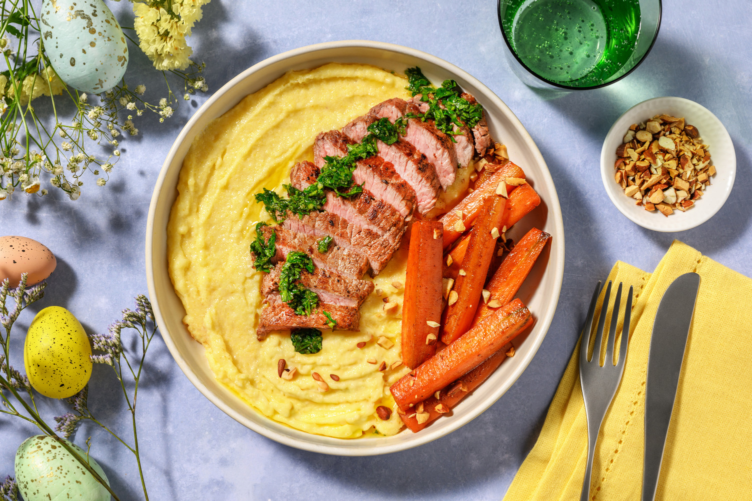 Escalope de veau & gremolata du printemps