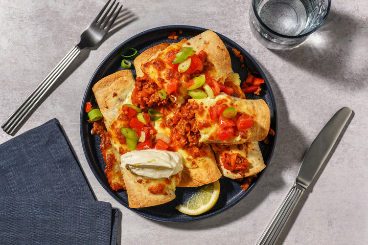 Cheesy Turkey Enchiladas