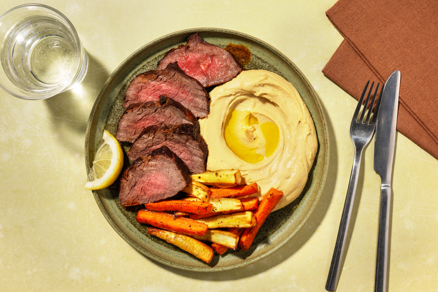 Beef Rump and DIY Hummus