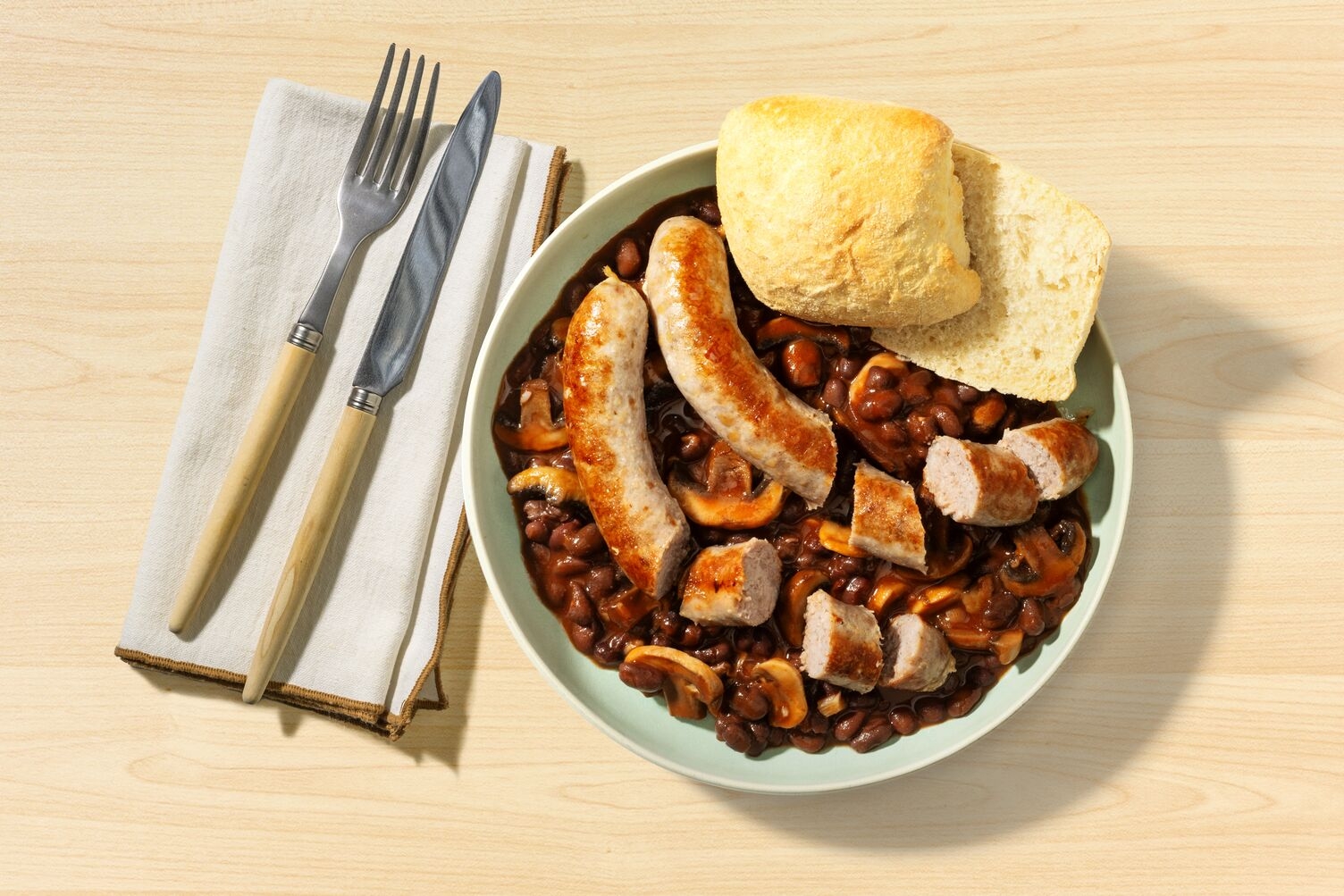 Speedy Chicken and Smoky Cowboy Beans