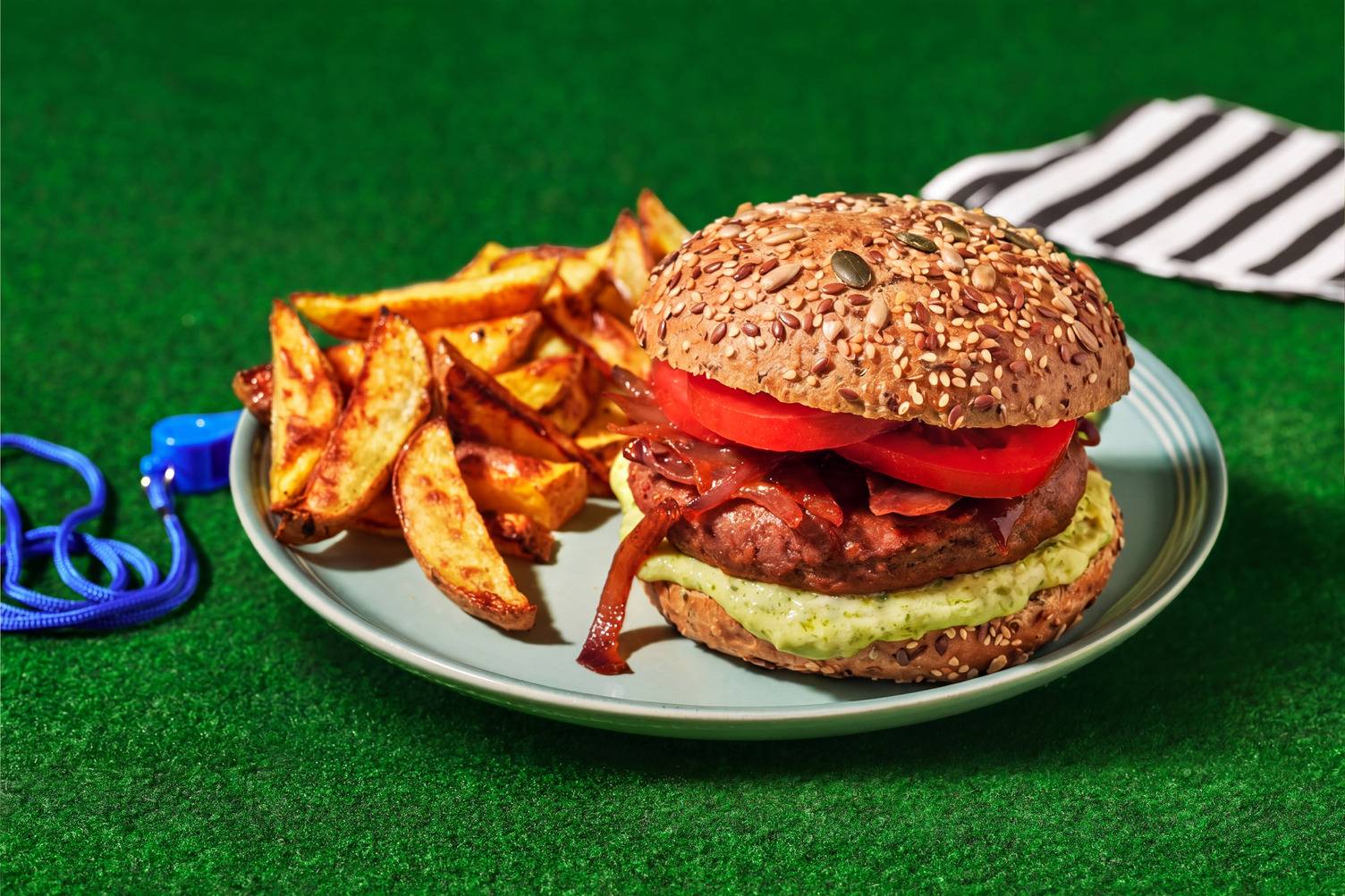 Stadium Burger veggie & sauce mayo-basilic