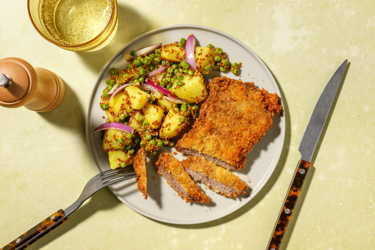Wiener Schnitzel: extra de ternera rebozada en panko