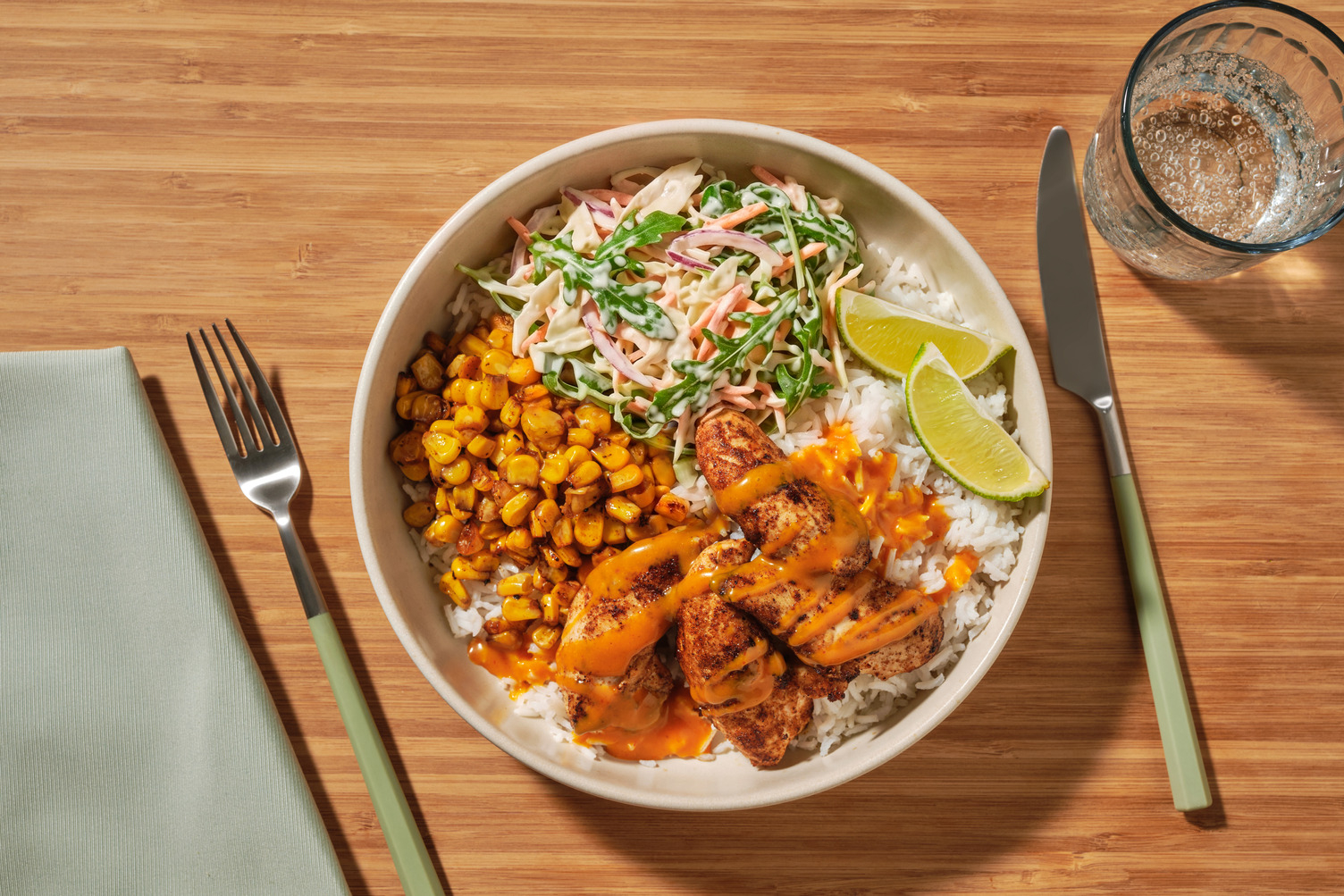 Lime Chicken and Amarillo Fiesta Rice Bowl