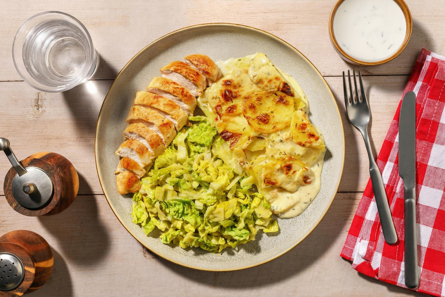 Poulet & gratin dauphinois du comptoir