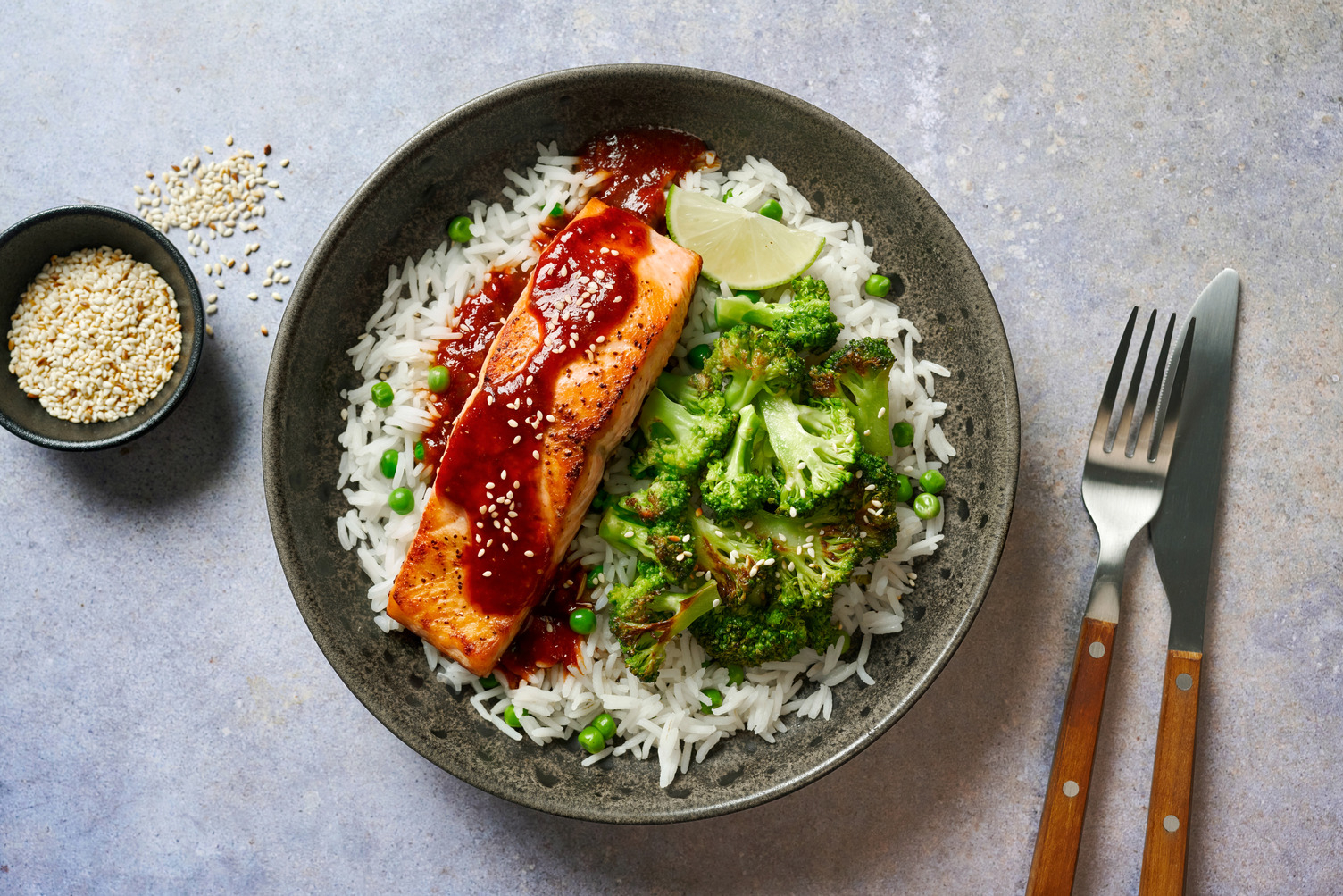 Sesame Coated Salmon