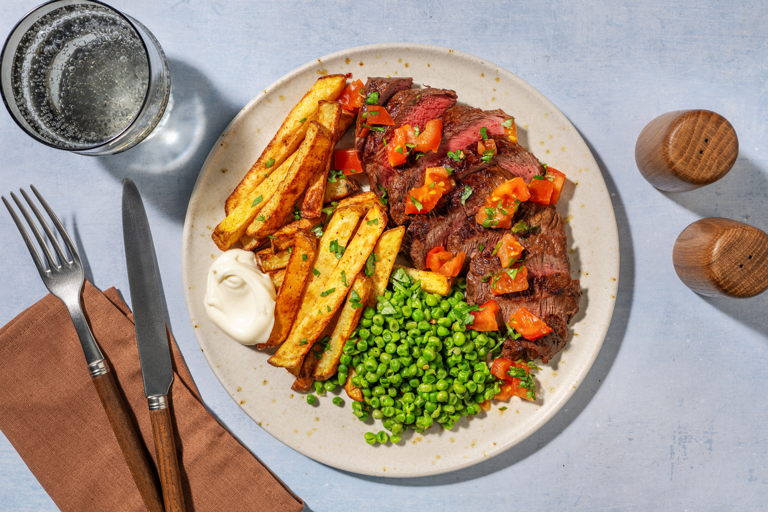 Rump Steak and Warm Tomato Salsa