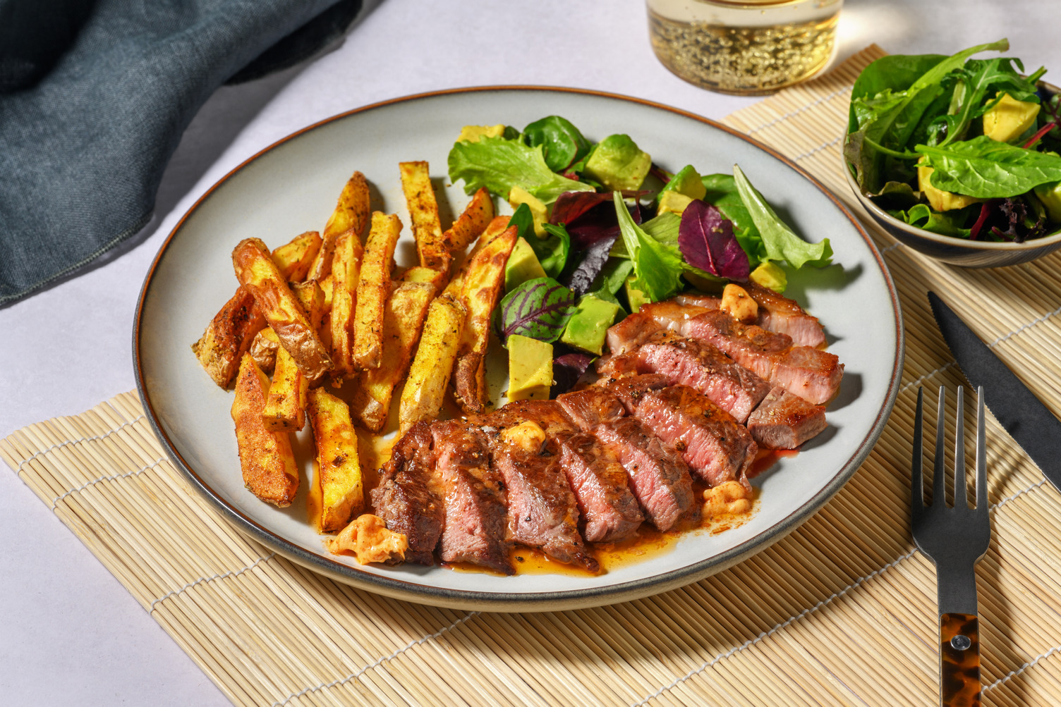 21 Day Aged Rump Steak and Chipotle Butter