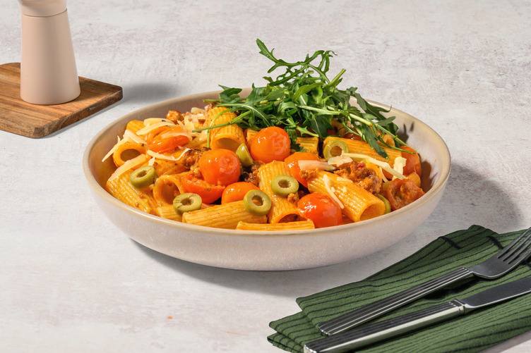 Lean Beef and Mushroom Pasta