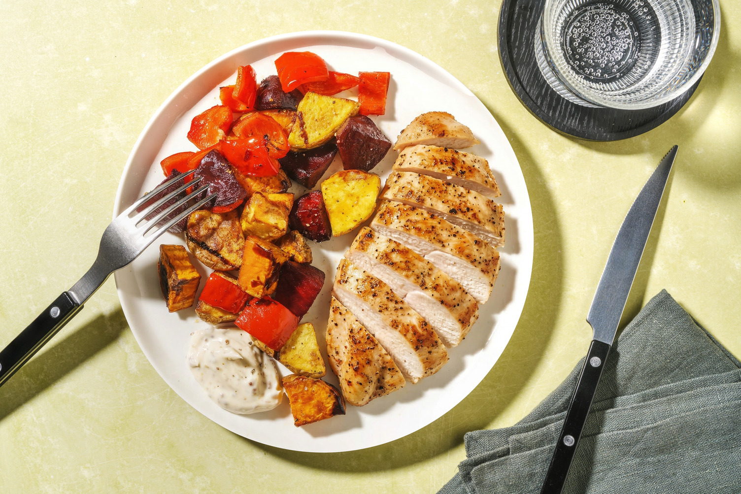 Chicken Breast and Peri Peri Potatoes