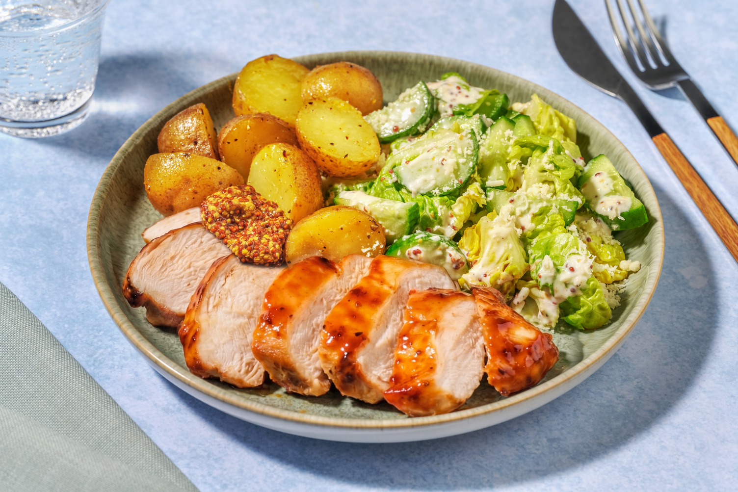 Chicken and Caesar Style Salad