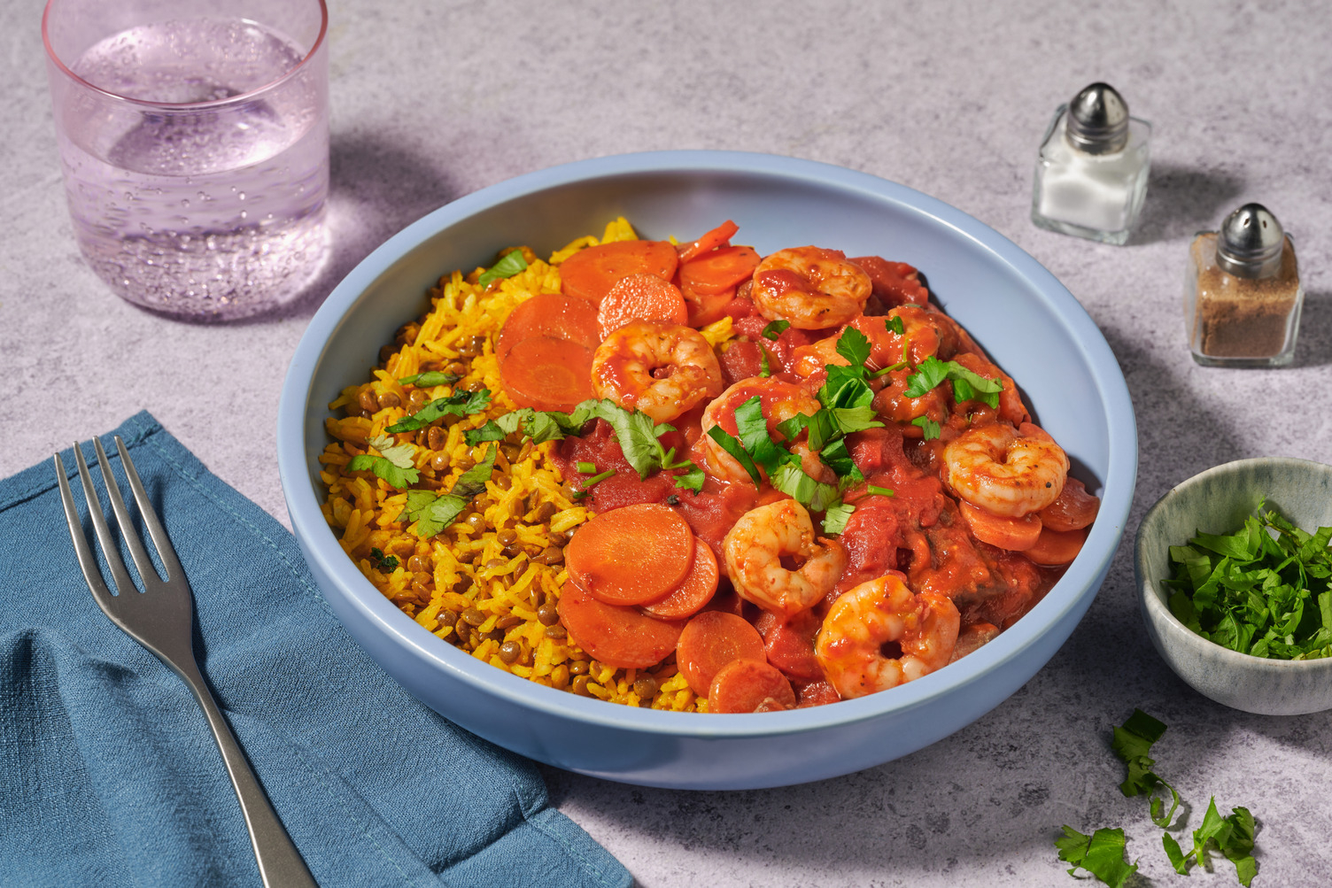 Tunisian-spiced Prawns