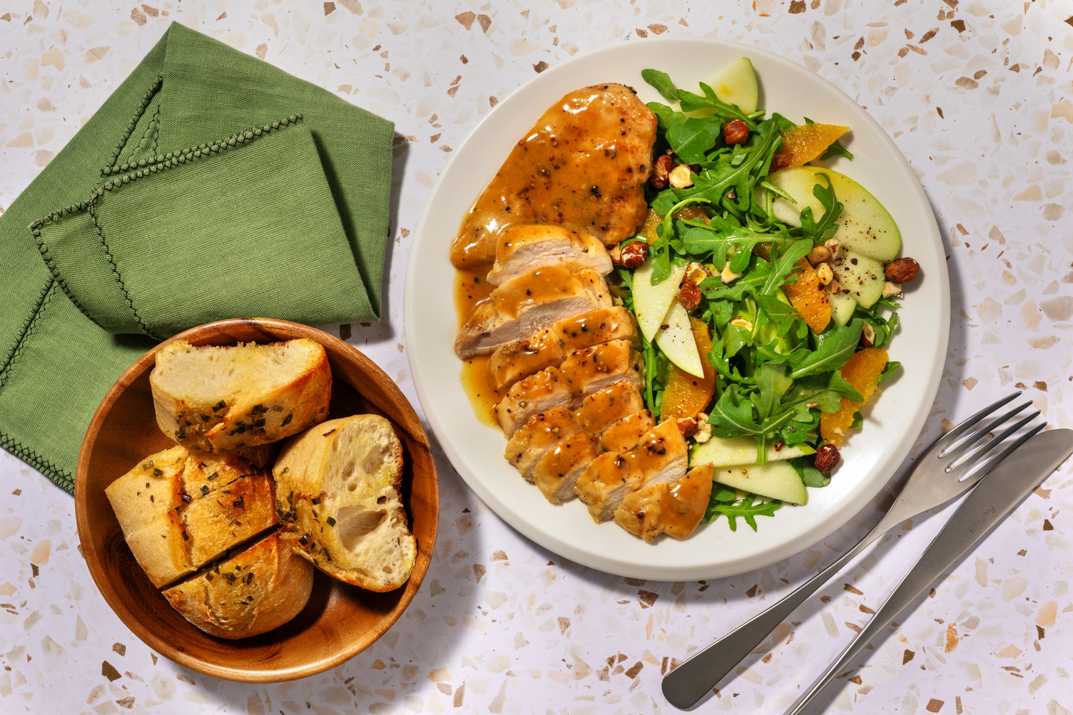 Maple Mustard Prawns